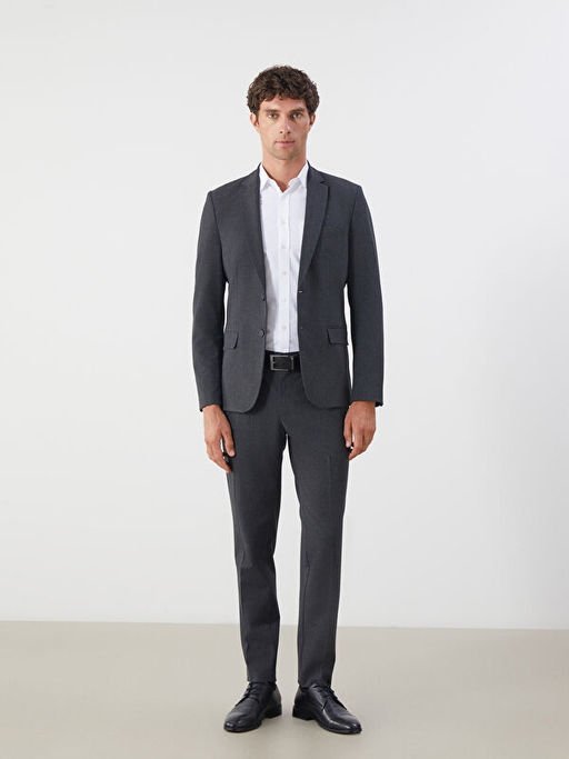 Dar Kal?p Erkek Blazer Ceket