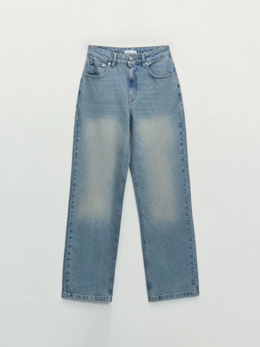 Джинсы прямого фита с высокой посадкой регулярной длины ZR2604092315-102 / Zarina