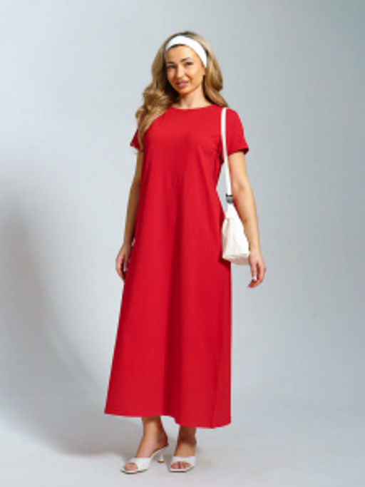 968 Платье из турецкого хлопка с лайкрой - Svetekst фото 7