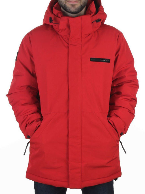 6520 RED Куртка зимняя мужская (200 гр. холлофайбер)