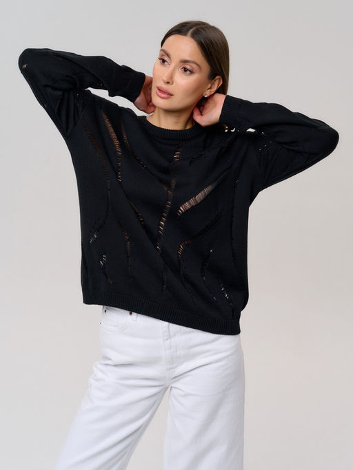 Джемпер женский 12421-53015 black - Eleganzza фото 5