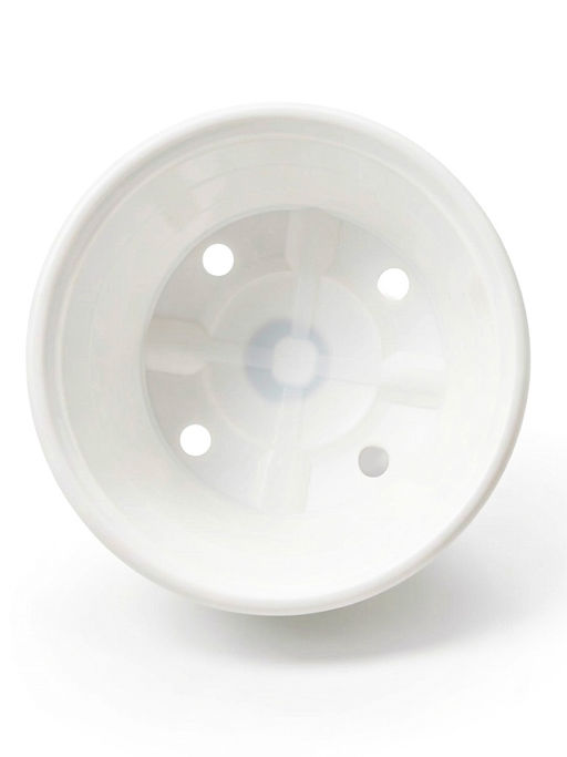 Горшок для цветов с поддоном 0,8 л, Белый