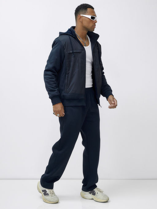 зимний с начесом ! Спортивный костюм темно-синего цвета - Mtforce фото 4