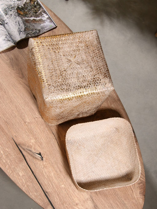 Корзинка плетёная «Аварис», 24×24×28 см