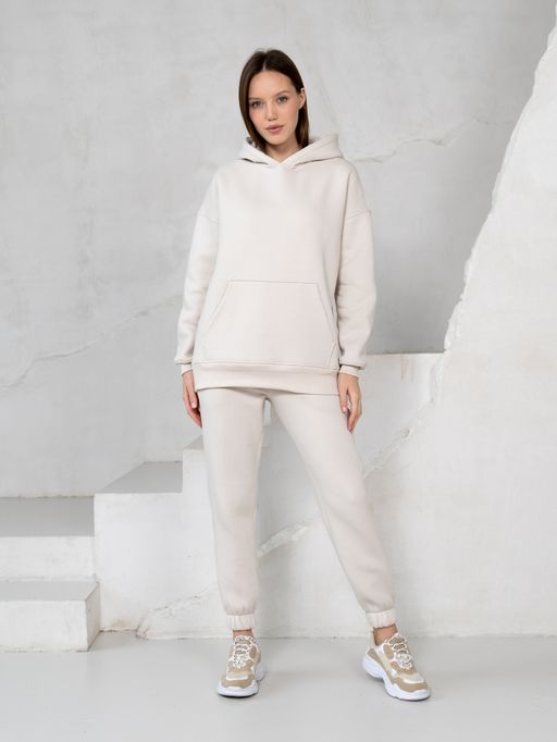 футер 3-х нитка начес Костюм ,экрю - Binita фото 2