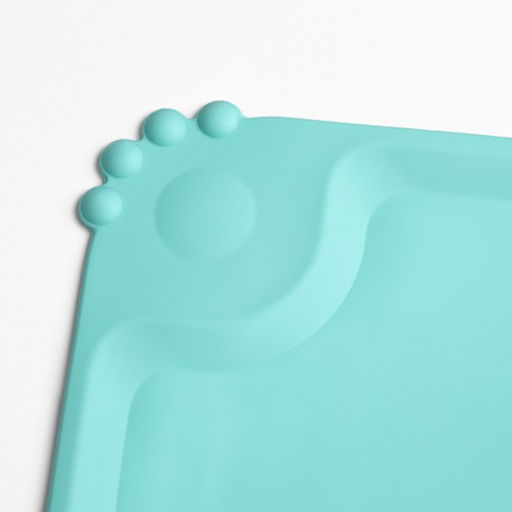 Коврик силиконовый под миску, 47 х 30 см, бирюзовый - Пижон фото 4