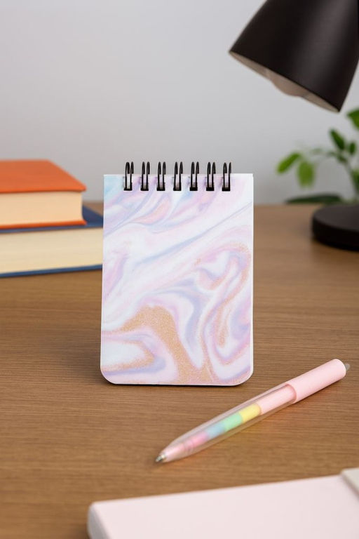 Блокнот на спирали (А7) "Beautiful pattern", purple (10.5*7.5)