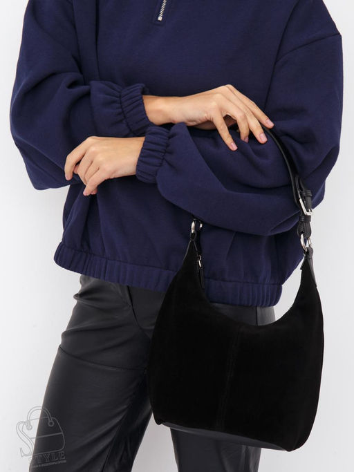 Сумка женская кожаная 88017NN black Natale Navetta