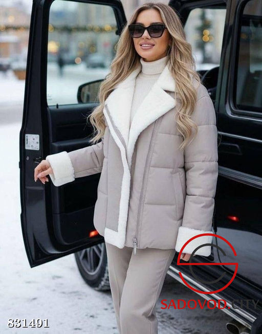 Куртка из холлофайбера женская