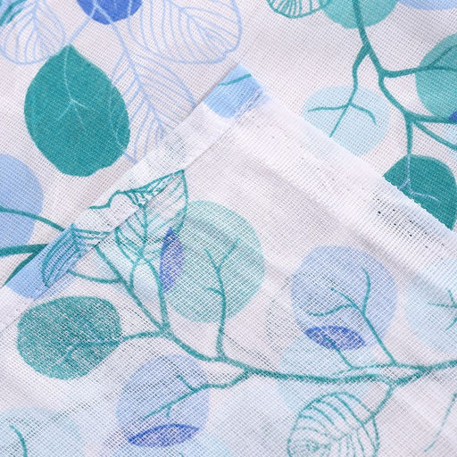 Постельное бельё 1,5 сп Эвкалипт, б/з синий,150х210 см, 150х210 см, 70х70 см, бязь, 105 г/м, 100% хлопок - Атра фото 4