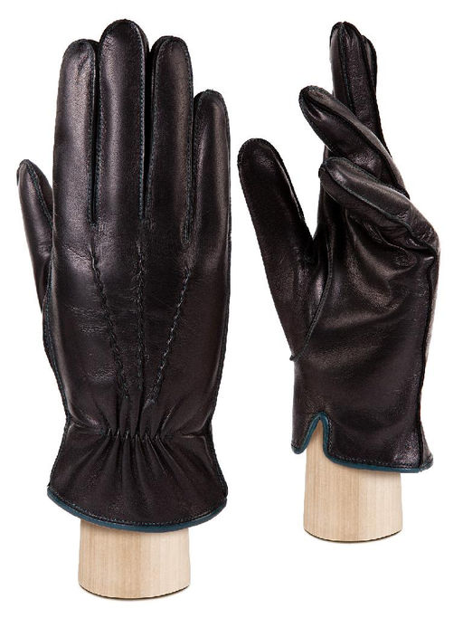 Перчатки мужские ш+каш. OS00113 black - Eleganzza фото 2