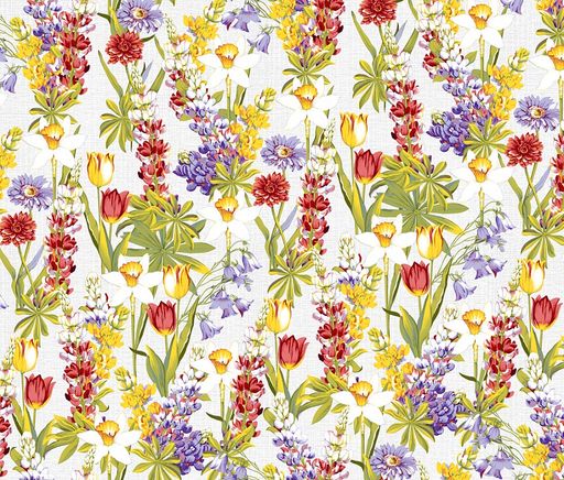 Скатерть из рогожки "Летний день" 150х150