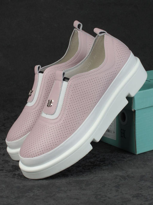 03-PDL253-5 VIOLET Полуботинки женские (натуральная кожа)