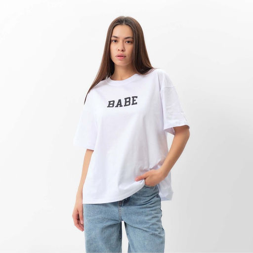 Футболка женская MIST Babe, размер M (44-46), белая