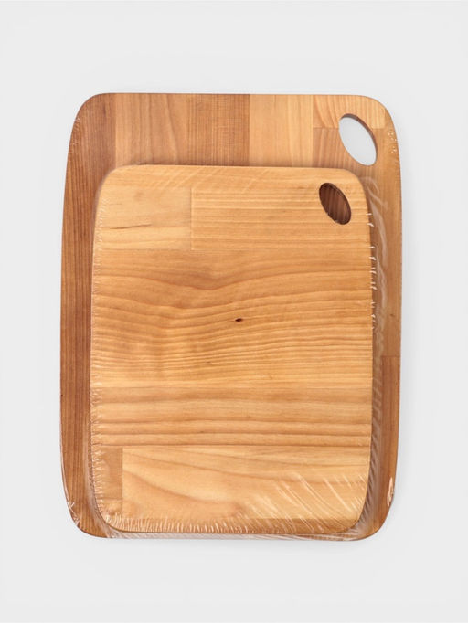 Набор разделочных досок, 2 шт., 27.5×21 см,22.2×17 см, дерево берёза, пропитаны минеральным маслом