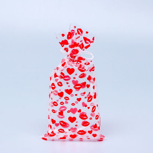 Цена за 50 шт. Пакет фасовочный БОПП, Поцелуи 15?30 см - UPAK LAND фото 3