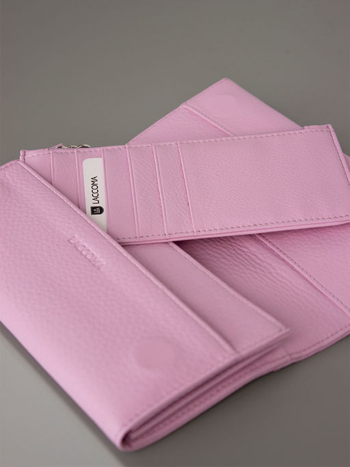 LACCOMA кошелек LA-1098-фиолетовый натуральная кожа  фото 5