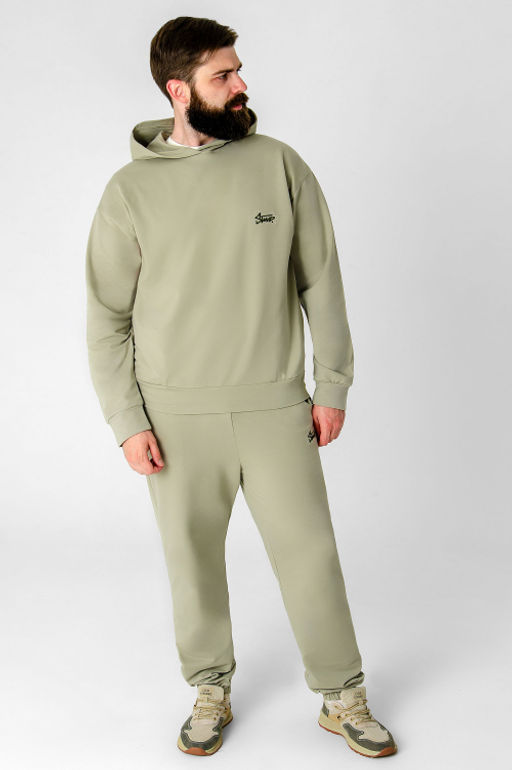 Арт. 63192 Костюм с брюками мужской 50-58 (5 шт) Цвет:полынь - Идеал фото 7