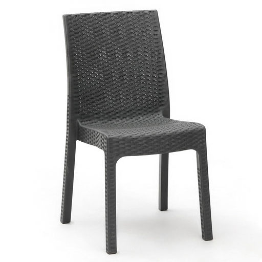 Стул садовый Дербент, пластиковый. серый