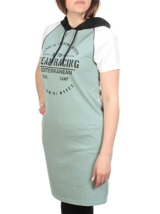 11794 MENTHOL Туника спортивная женская (100% хлопок) - Фабричный китай фото 3