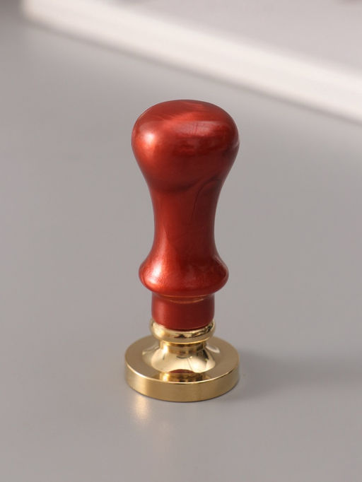 Печать для сургуча с пластиковой ручкой «Классика цифра 5», 2.5×2.5×6.3 см