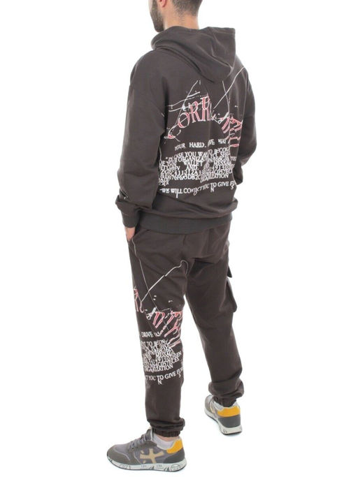 2622/7362 GRAY Костюм спортивный мужской (75% хлопок, 20% полиэстер, 5% спандекс) - Fashion фото 5