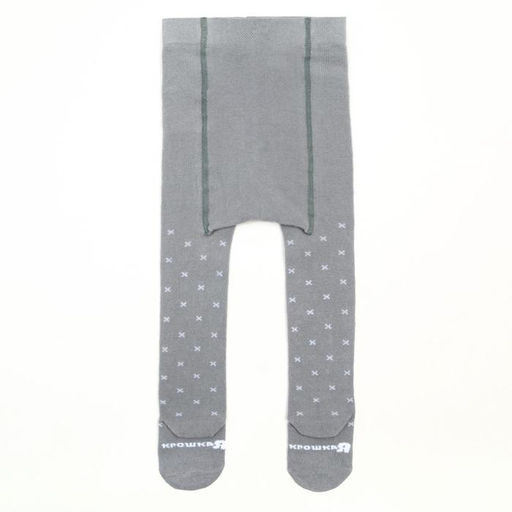 Колготки Крошка Я «Санта», серый, рост 68-74 см