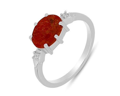 Кольцо, коралл губчатый, Баллада