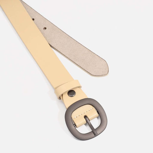 Ремень женский, ширина 2.5 см, винт, пряжка металл, цвет бежевый - Simaland фото 2