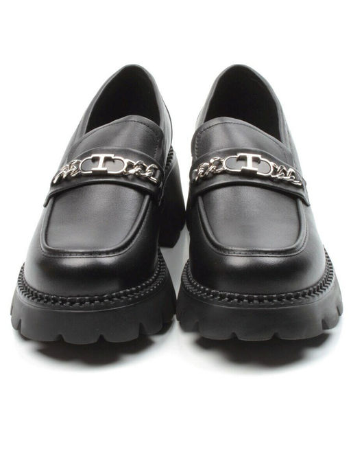 03-5939 BLACK Лоферы женские (натуральная кожа)