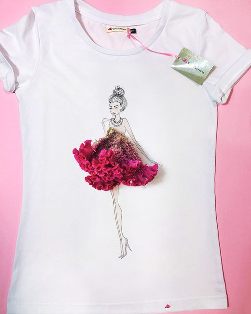 Эксклюзивная футболка Yana Pletneva упаковка плотный Zip пакет!