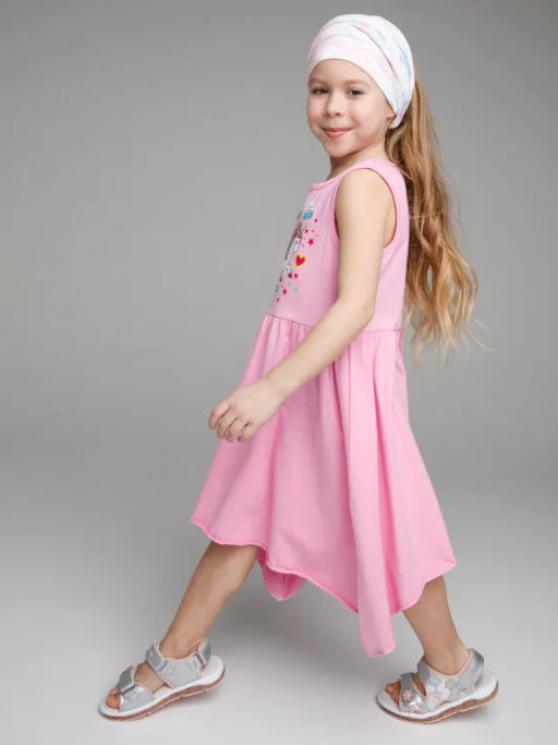 PlayToday / Платье трикотажное для девочек  фото 5