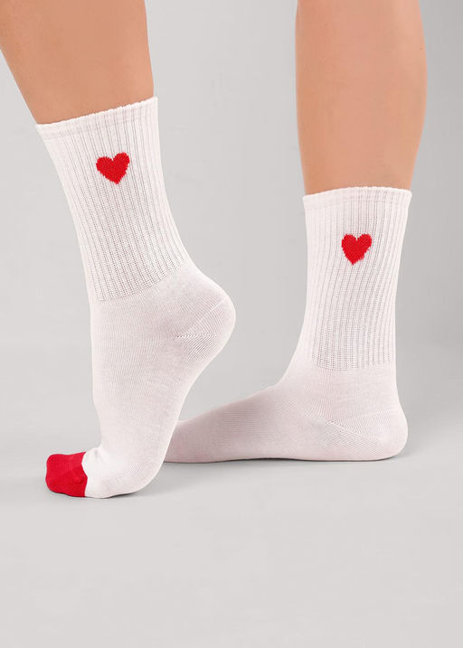 (CLE) Д2524 носки жен. love (ЧЗ)