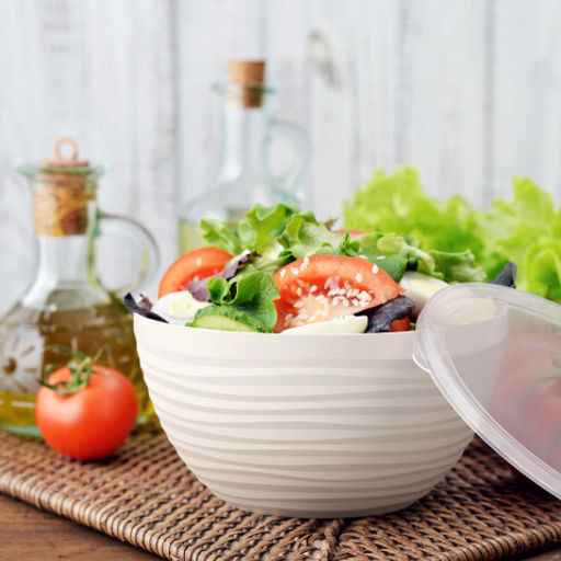 Цена за 2 шт. Чаша "Оазис" 2,5л (с крышкой) (белый) М8415