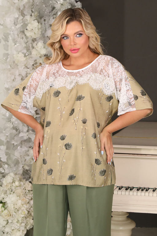 Блуза М4-5239/3 - Wisell фото 8