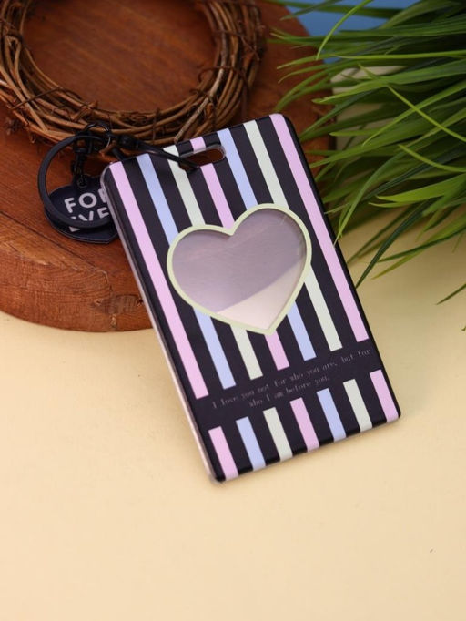 Футляр для карт с брелоком "Forever love", black