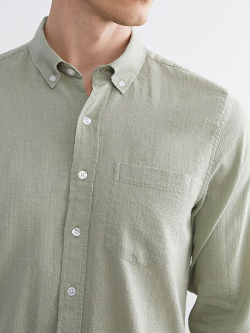 Regular Fit Uzun Kollu Arm?rl? Erkek G?mlek