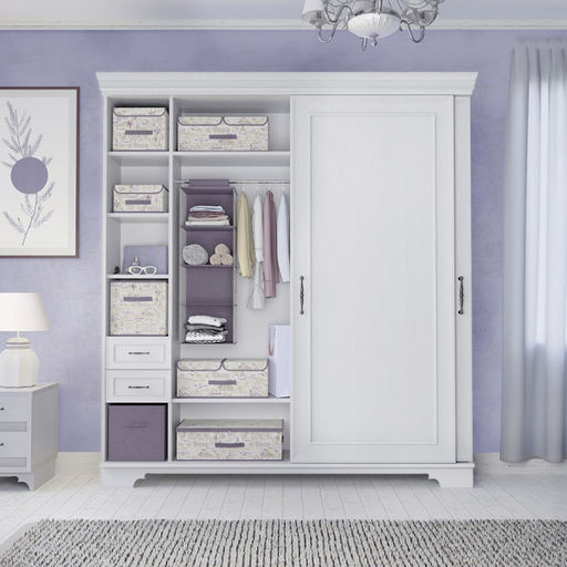 VAL LV-BOX-LD Короб стеллажный с двойной крышкой, 58*40*18 см, LAVANDE, шт