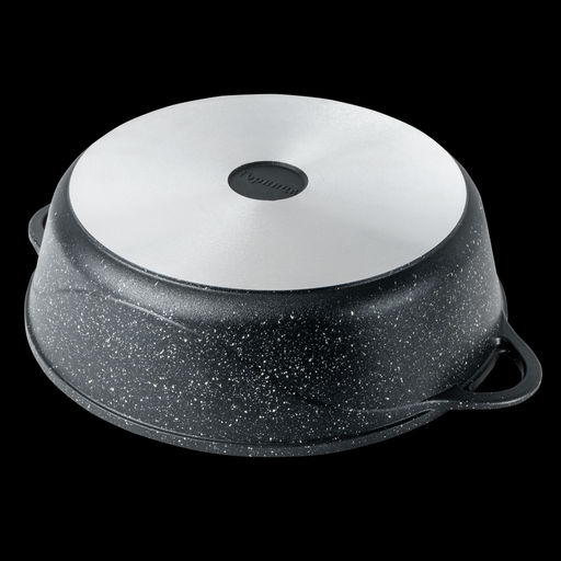 Жаровня 4л 280/95 Гранит с крышкой ж7128аг