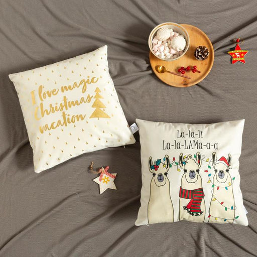 Наволочка декоративная Этель Magic Christmas 40х40 см, 100% п/э, велюр  фото 6