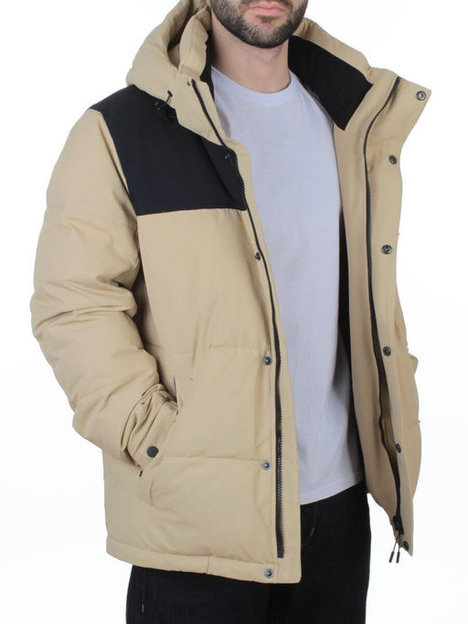 6966 BEIGE Куртка мужская зимняя (200 гр. холлофайбер)