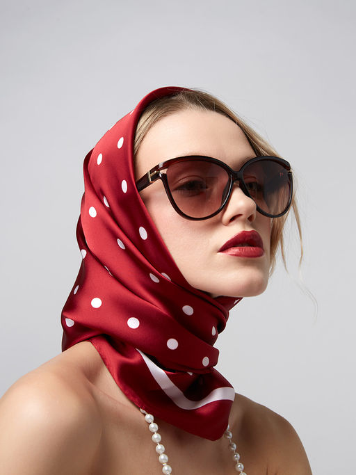 Большой, мягкий, тонкий и очень нежный платок с рисунком - Tantino фото 8