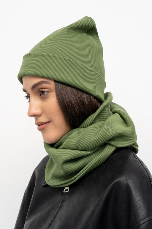 Комплект шапка+снуд