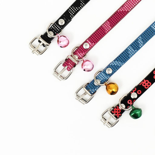 Ошейник Ромашка 30 х 1 см, искусственная кожа, микс расцветок - Пижон фото 6