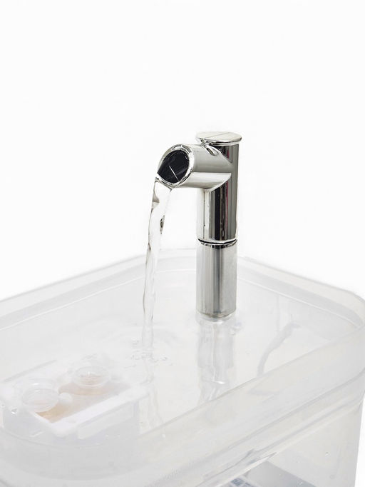 Фонтан для кошек и собак «Пижон», 1.5 л, 16.5×13×12 см, евророзетка, прозрачный