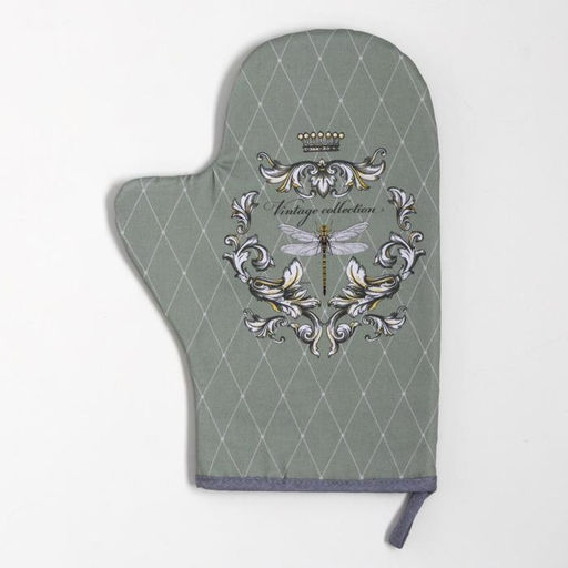 Набор кухонный Vintage collection варежка-прихватка 20х28см, прихватка 19х19см,100% хл - Этель фото 2