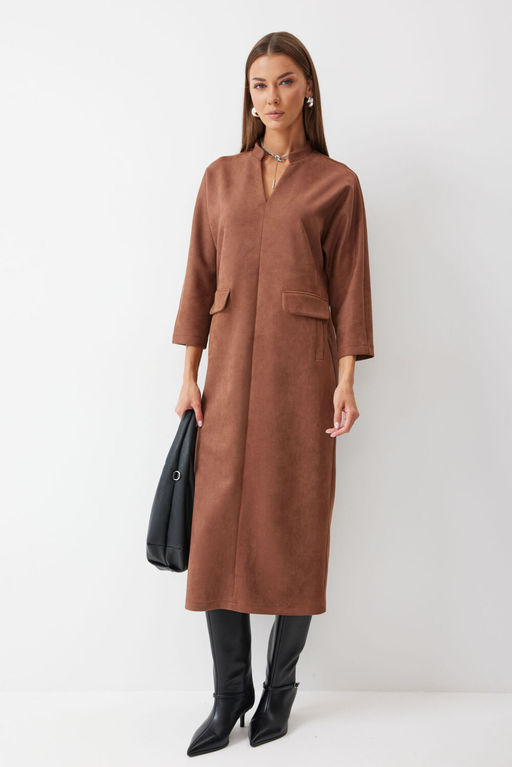 Платье LYUSHe 4196 коричневый