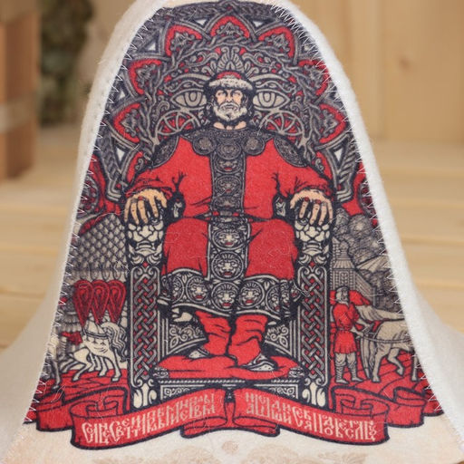 Шапка для бани Старорусская принт - Добропаровъ фото 2