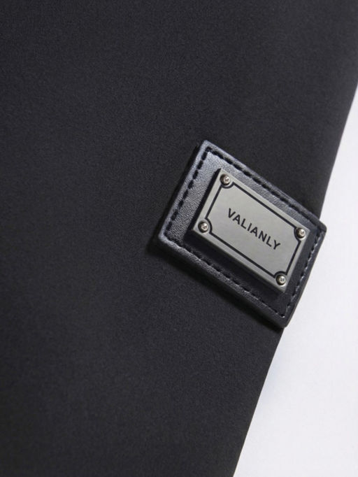 Ветровка мужская софтшелл виндстоппер с капюшоном спортивная черного цвета 9617_1Ch