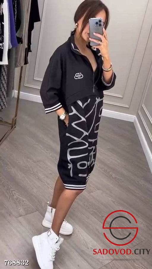 Женское свободное платье